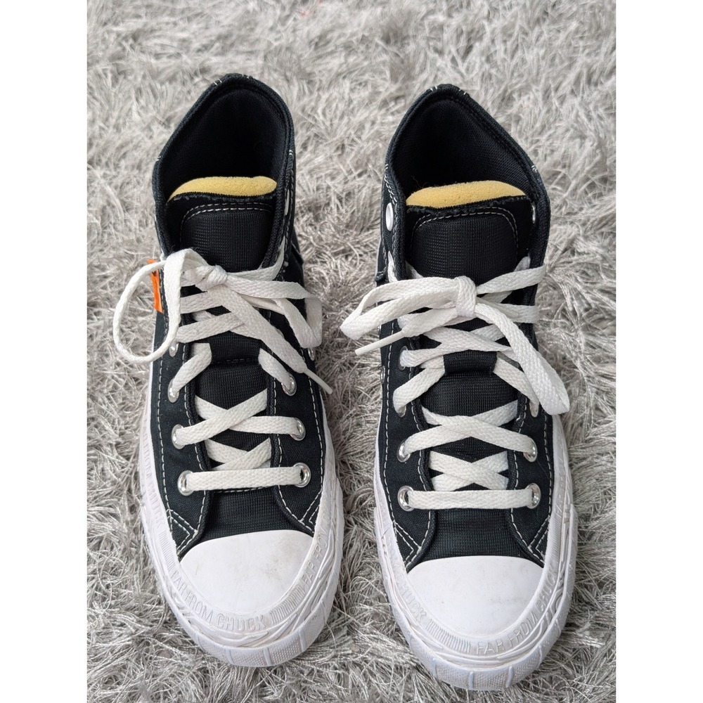 Converse Chuck Taylor All Star Far From Chuck High Top Sneakers Black Kids‎ 4 - Picture 2 of 9
